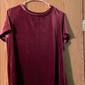 Cute velvet tee